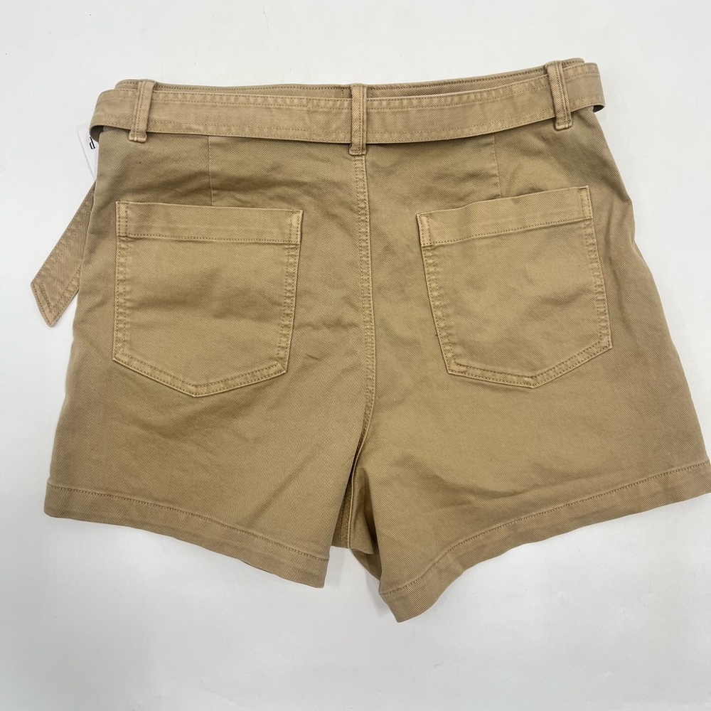 NEW Womens Gap Khaki Tan High Rise Shorts Size 12 Tall - Picture 7 of 8